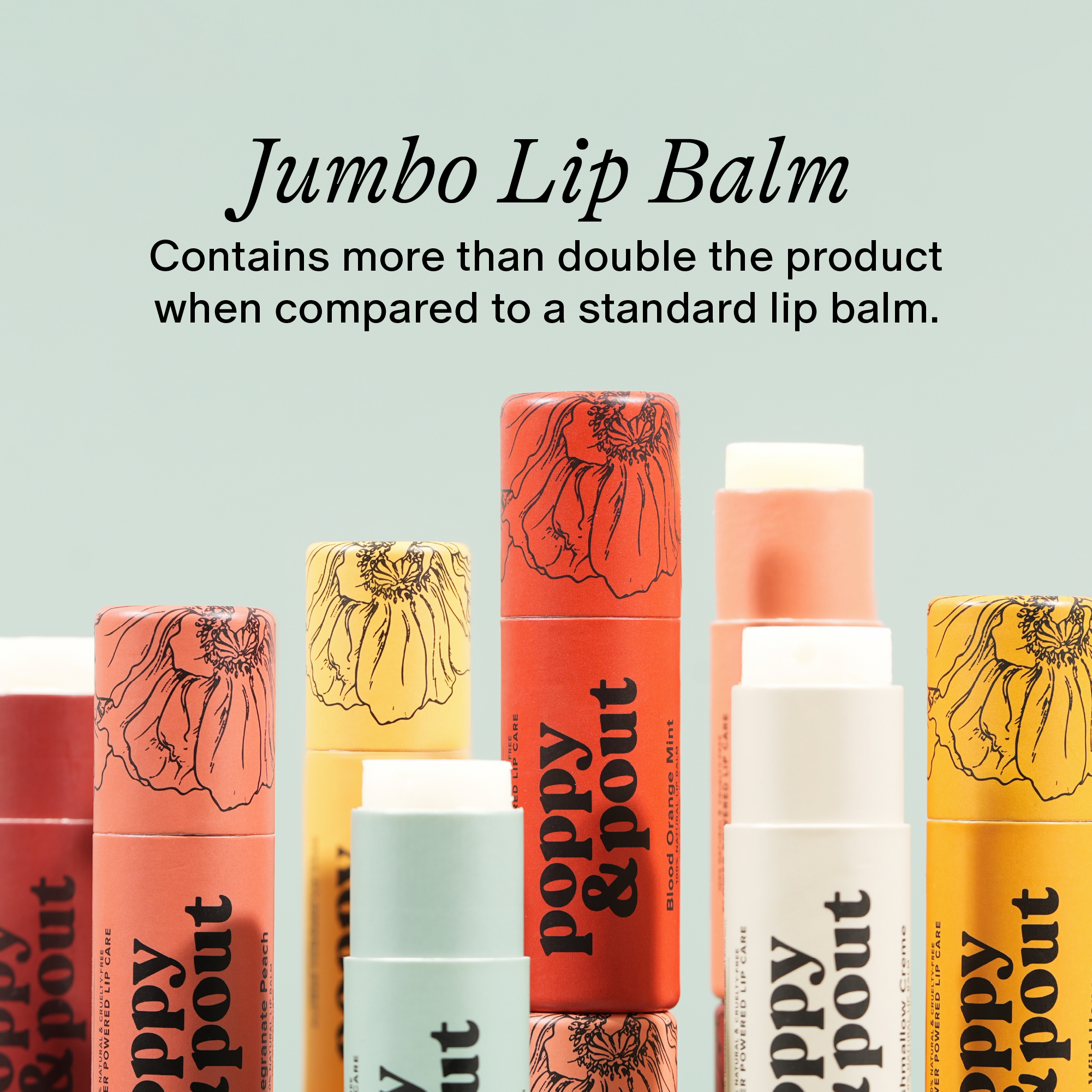 Poppy & Pout Lip Balm in Marshmallow Creme