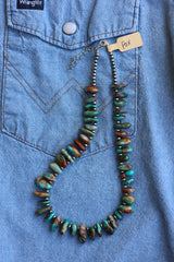 Fox Turquoise Necklace 15-17”