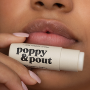 Poppy & Pout Lip Balm in Marshmallow Creme