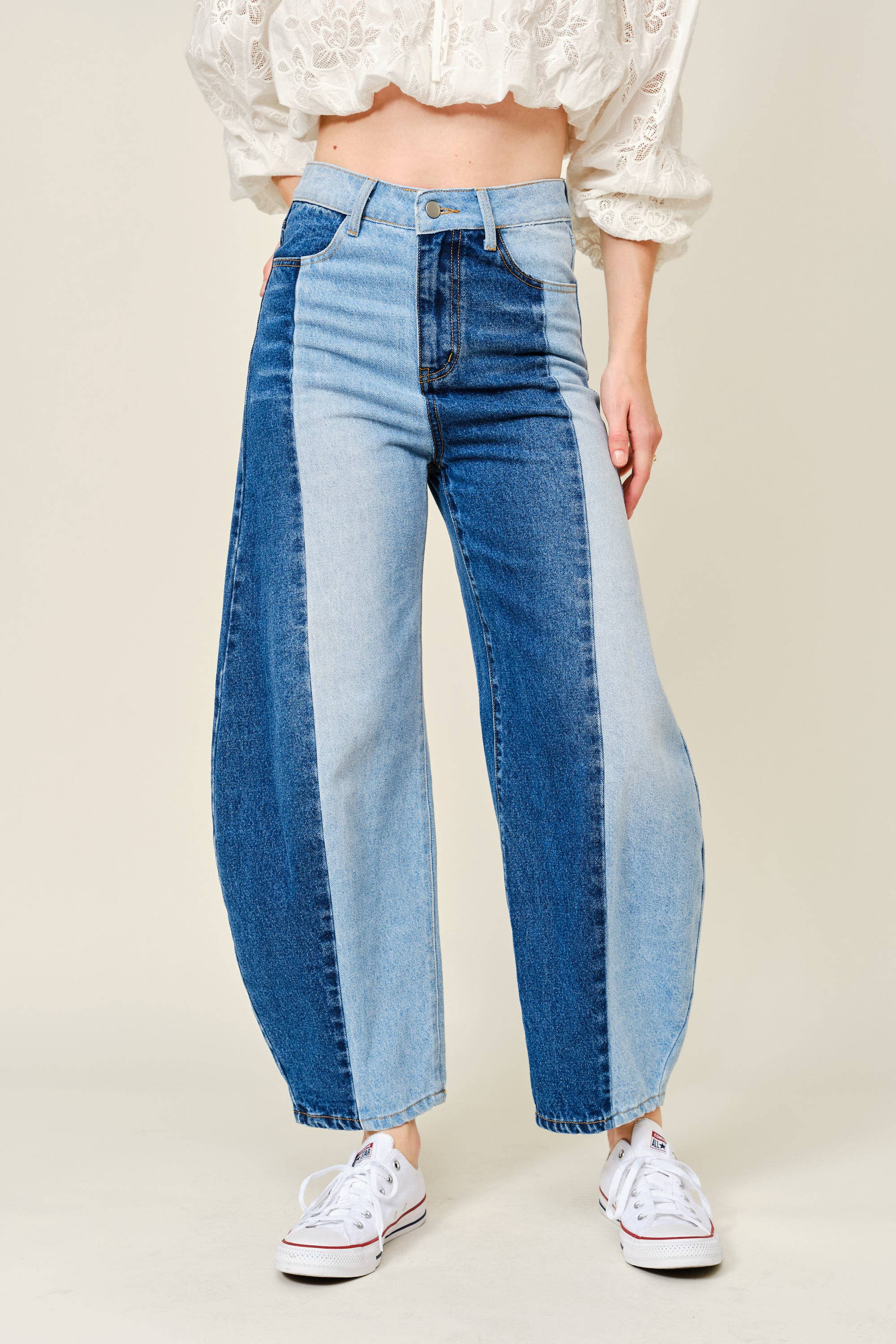 The Reagan Barrel Jeans