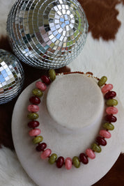 The Ashton Necklace in Sugarplum 16-19”