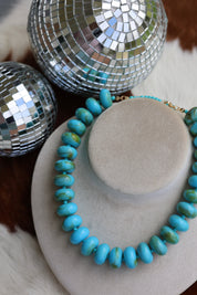 The Ashton Necklace in Turquoise 16-19”