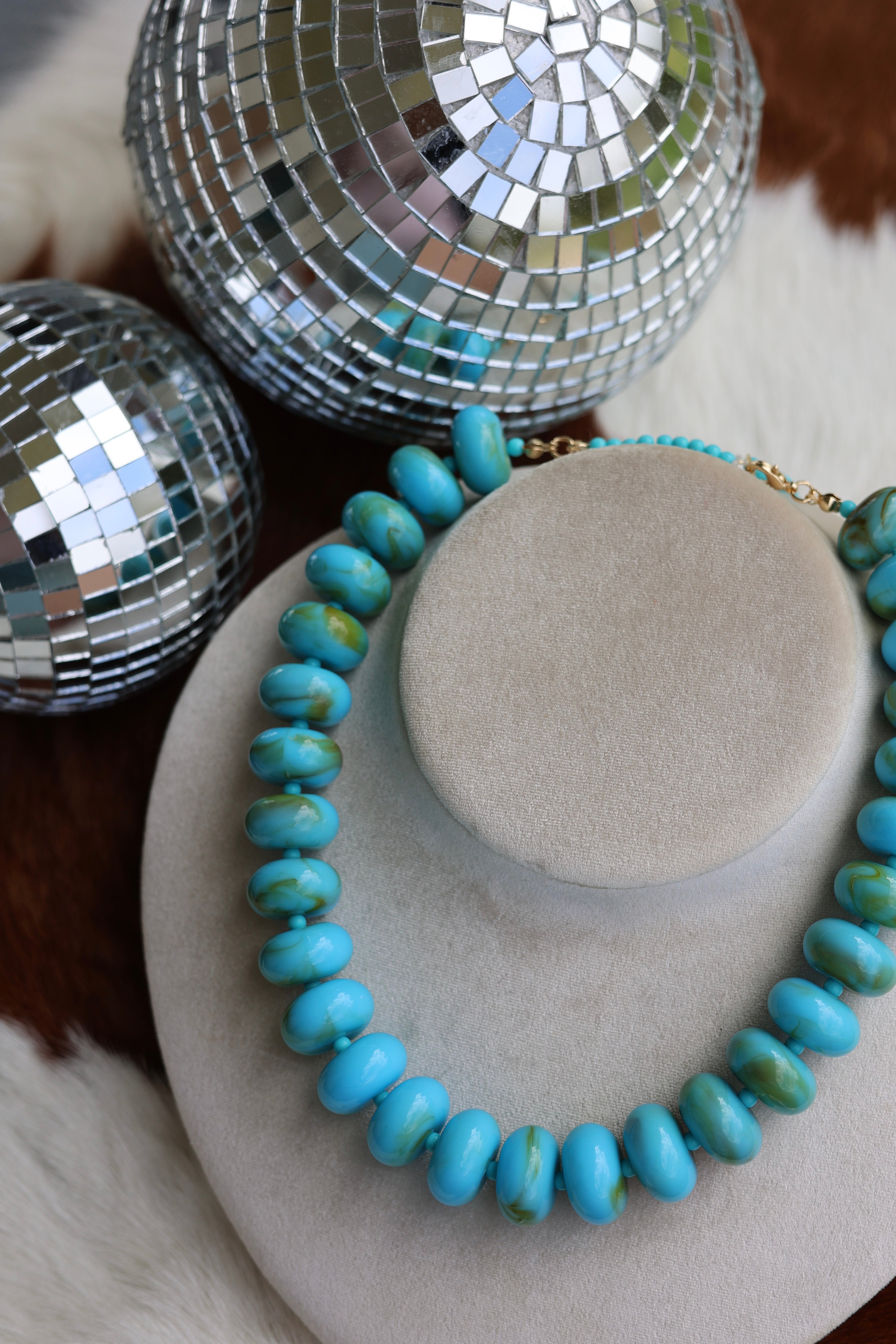 The Ashton Necklace in Turquoise 16-19”