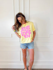 Jesus Loves You Cropped Tee