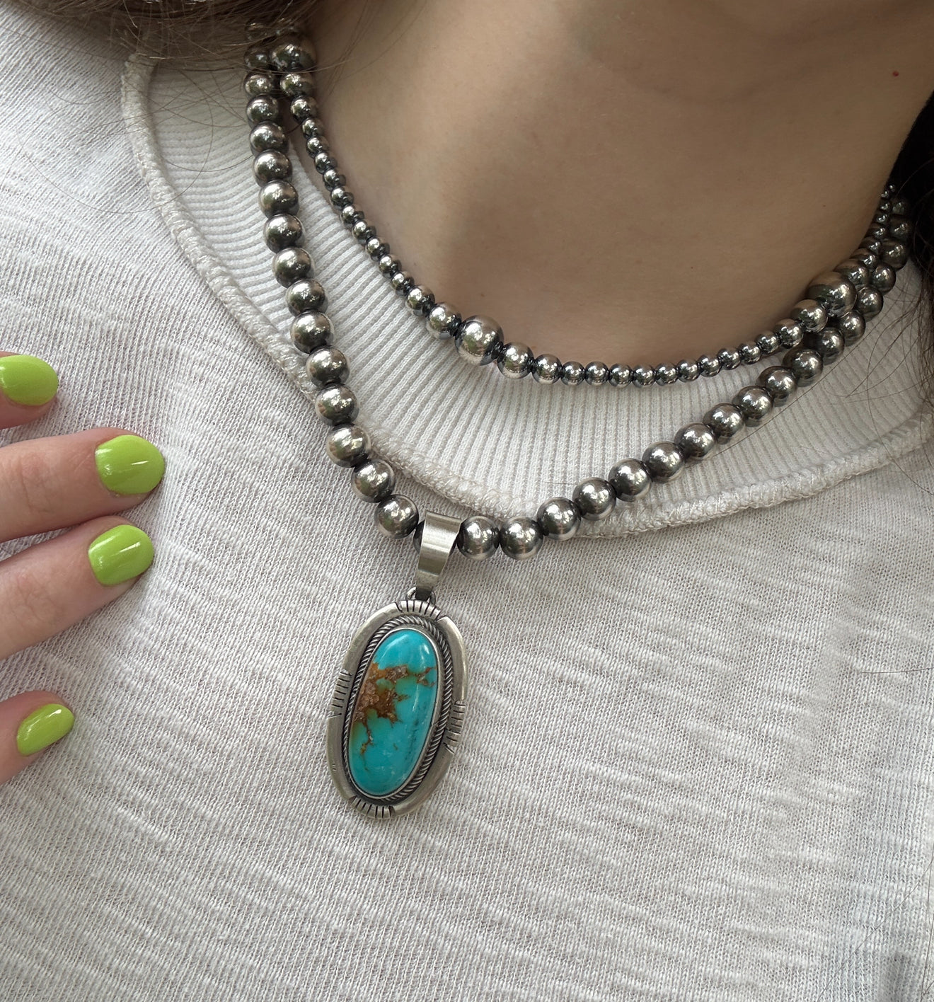 Royston Turquoise Pendant