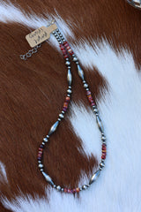 Purple Spiny Oyster Necklace 14-16”