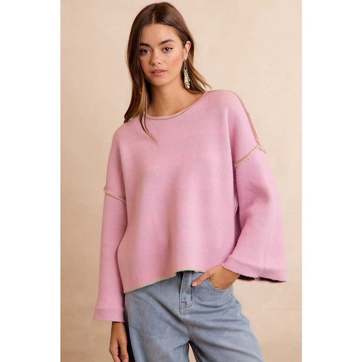 The Olive Striped Sweater