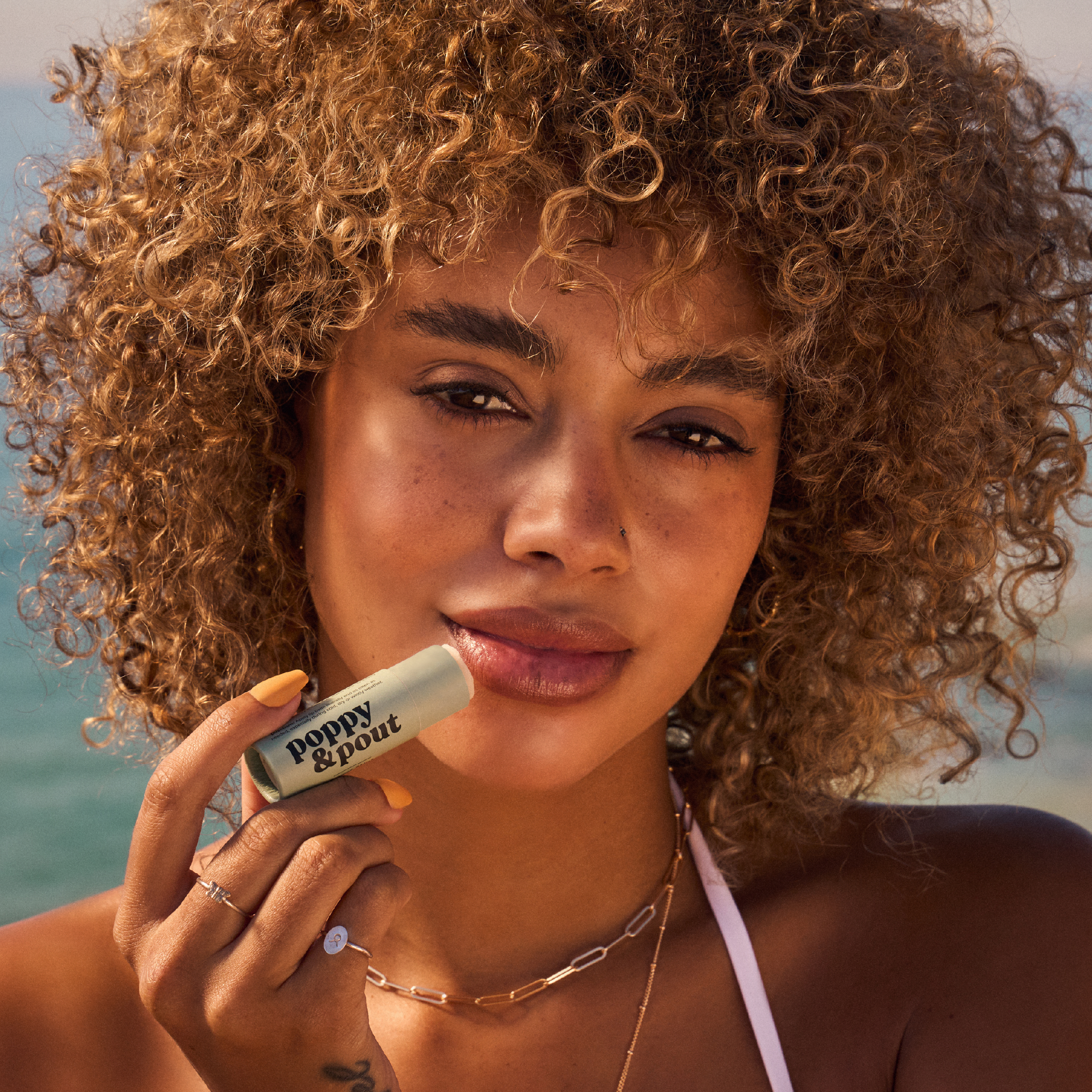 Poppy & Pout Lip Balm in Sweet Mint