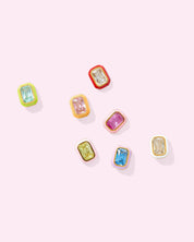 Screwback Stud Earrings - Whitney Aqua Dream