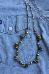 Fox Turquoise Necklace 17-19”