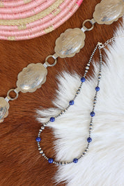 Everyday Stacker Necklace - Blue Lapis