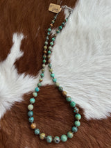 Hubei Turquoise Necklace 22”