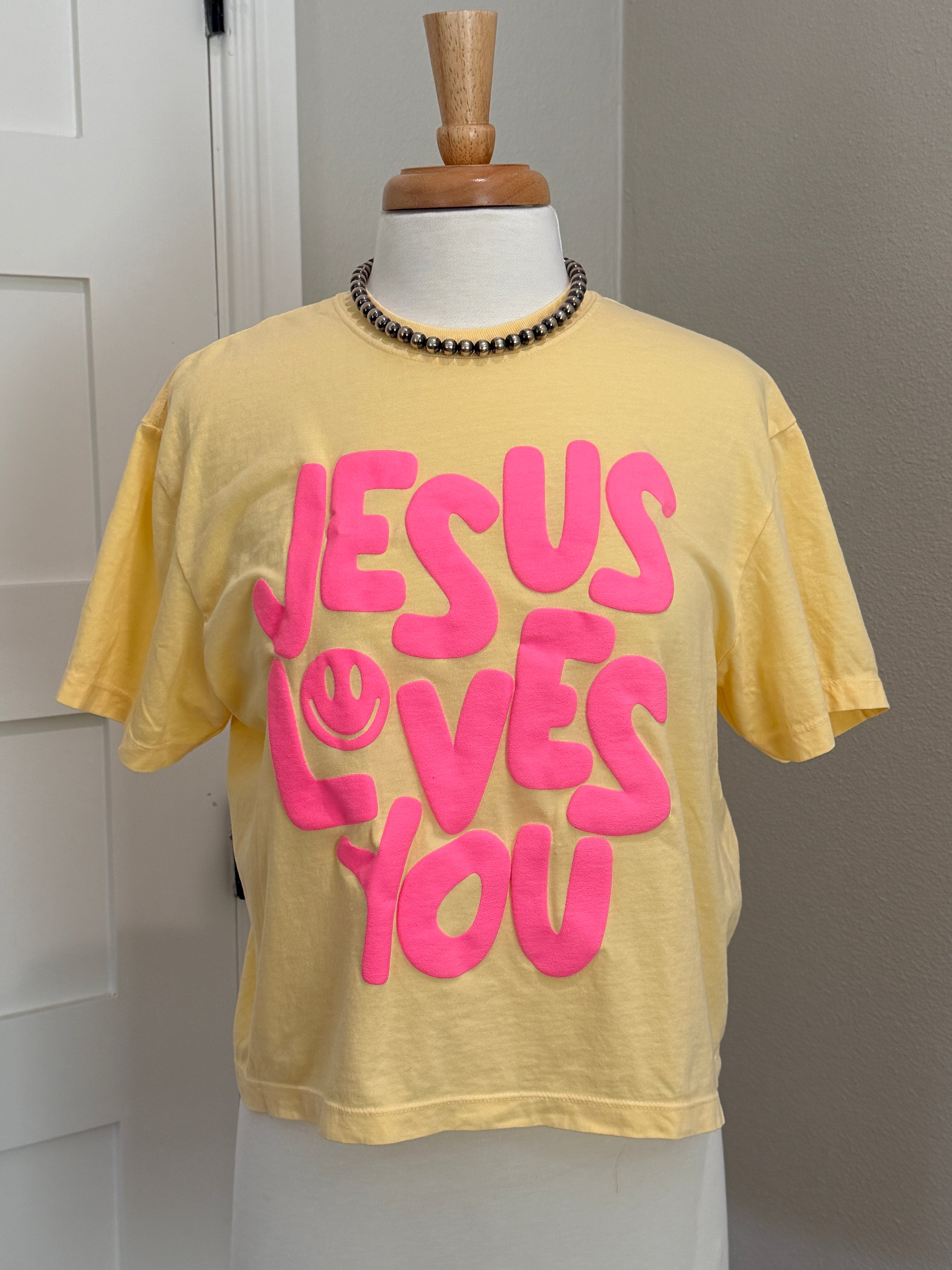 Jesus Loves You Cropped Tee