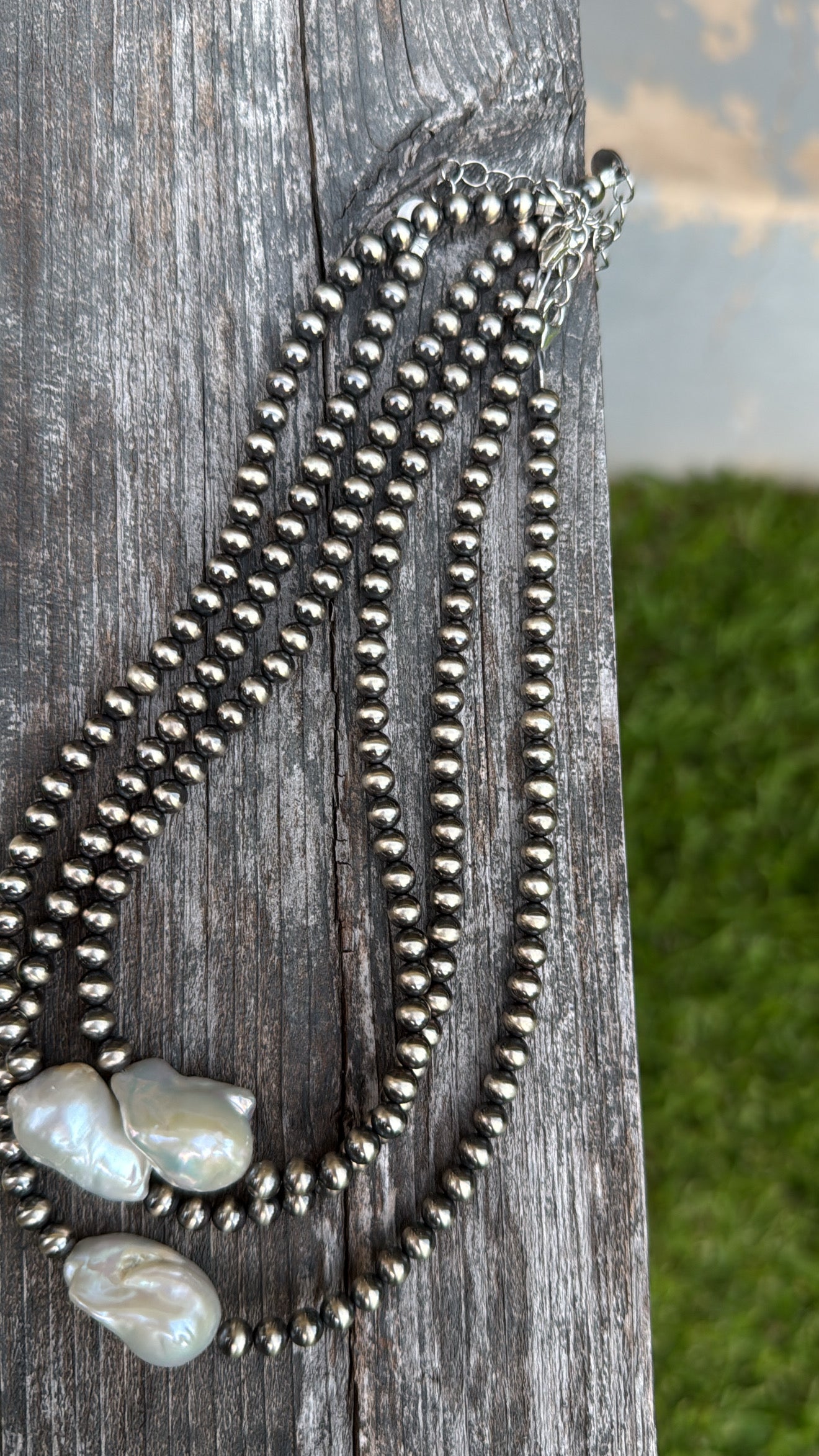 Baroque Freshwater Pearl Necklace 14-16”
