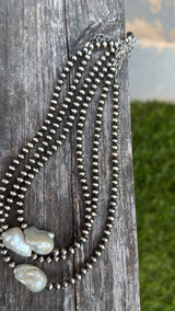 Baroque Freshwater Pearl Necklace 14-16”
