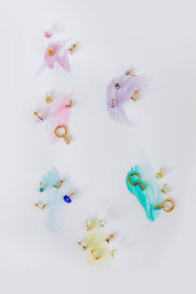 Screwback Stud Earrings - Whitney Lime Zest