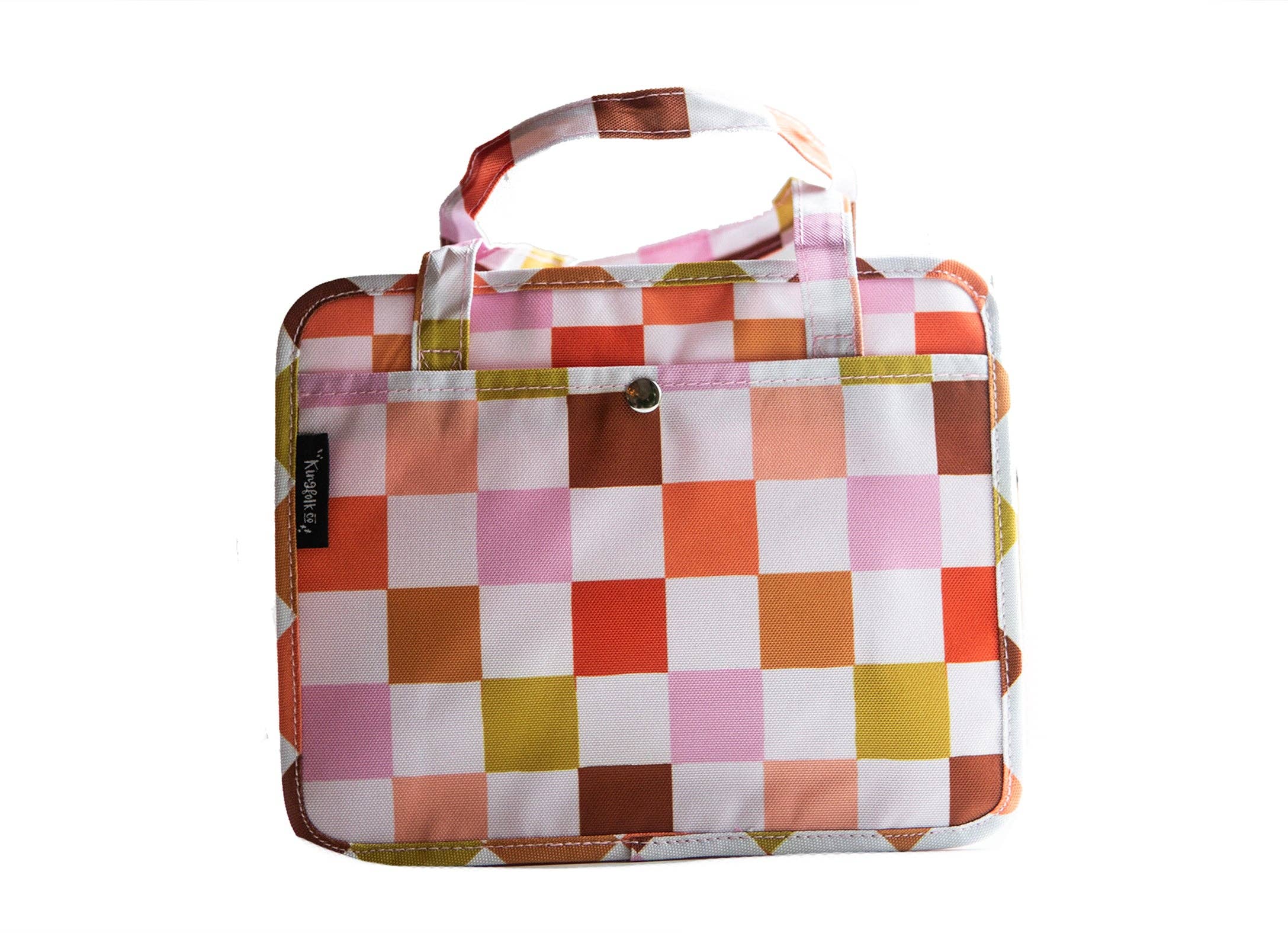 Retro Check Bible Carrier Bag